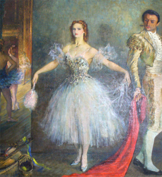 Балерина Семенова. 1945