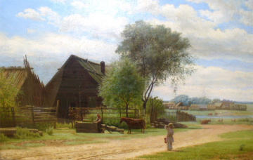 Русская деревня. 1867