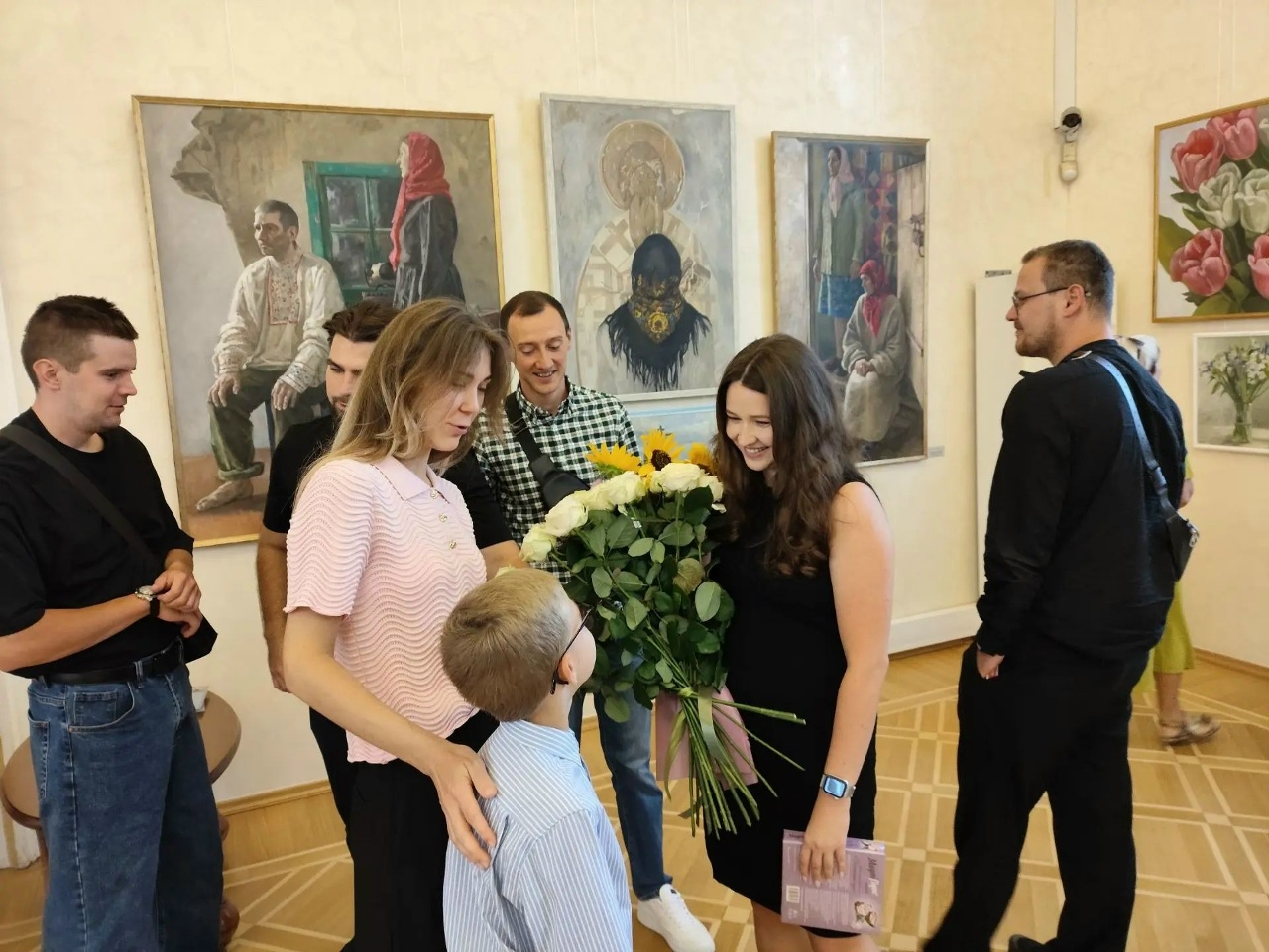 Открытие выставки «Время и холст»